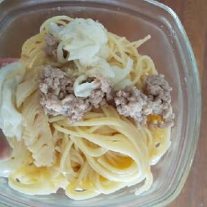 簡単！たけのことキャベツの春パスタ